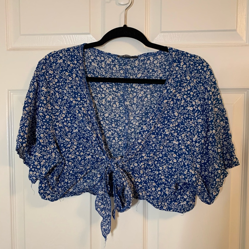 Cropped Wrap Top